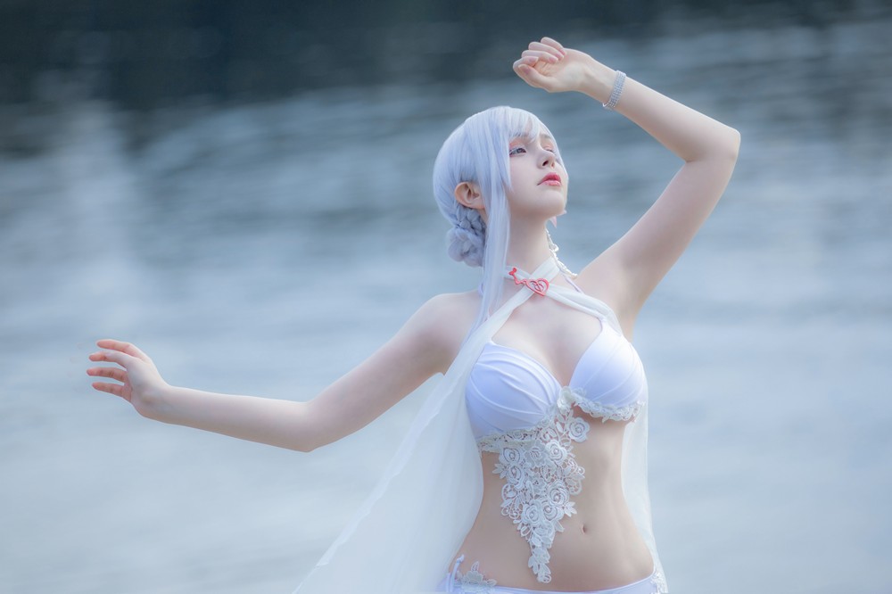 Saya The Fox - Snow White Mizugi - COSPLAY -