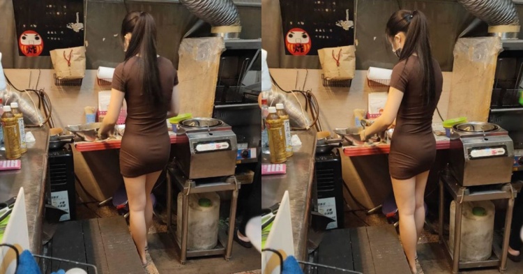 ⾼雄前鎮鹹酥雞正妹女店員薛杉杉性感貼⾝窄群「露出內褲痕」太吸睛！ - 美女圖 -