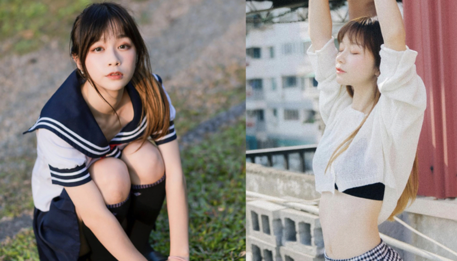 清透嫩白美眉「阿畊Yusi」滿滿膠原蛋白的氧氣少女 - 美女圖 -