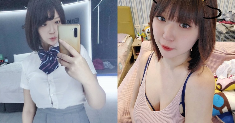 JKF 女郎「茹茹」換上制服融化網友！布料下的「H 級」身材讓人更驚喜