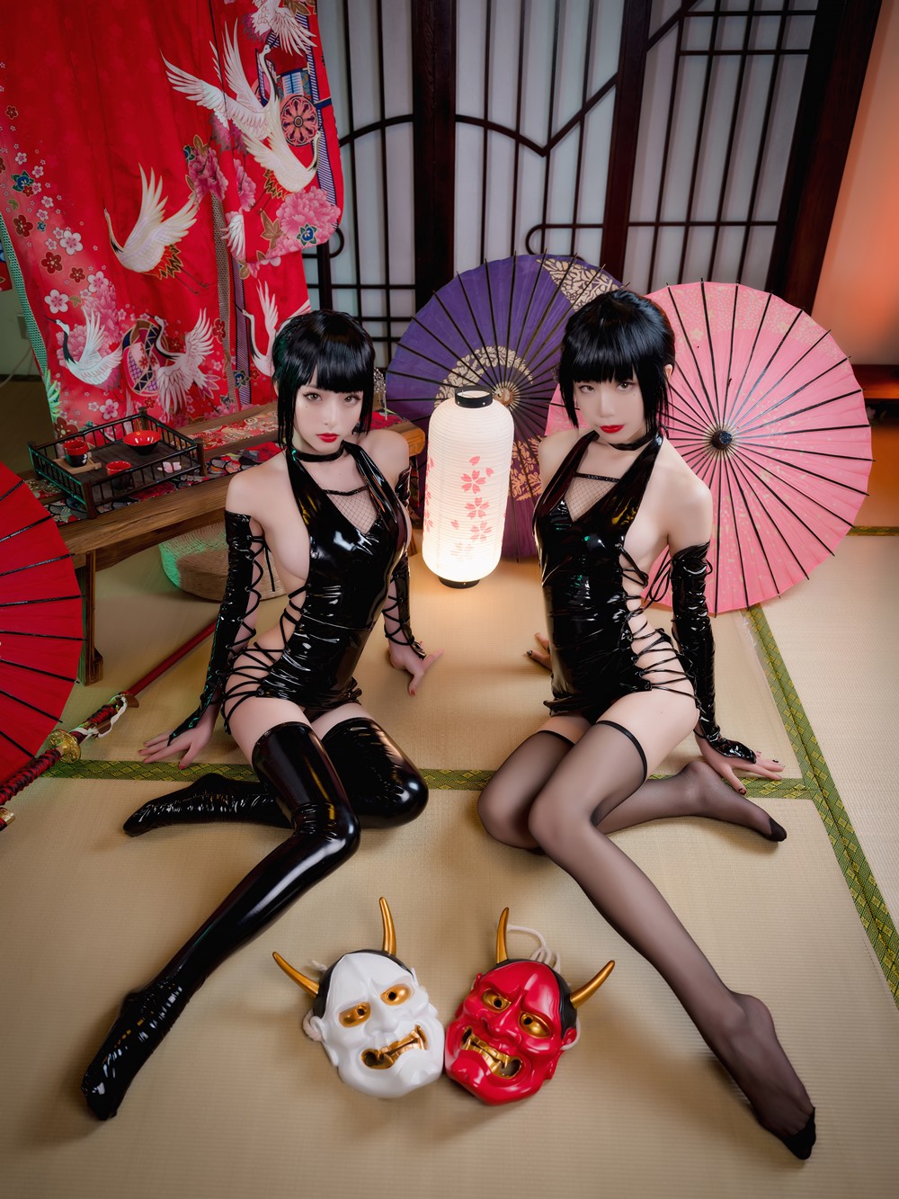 水淼Aqua&清水由乃 - 忍者雙人 [31p] - COSPLAY -