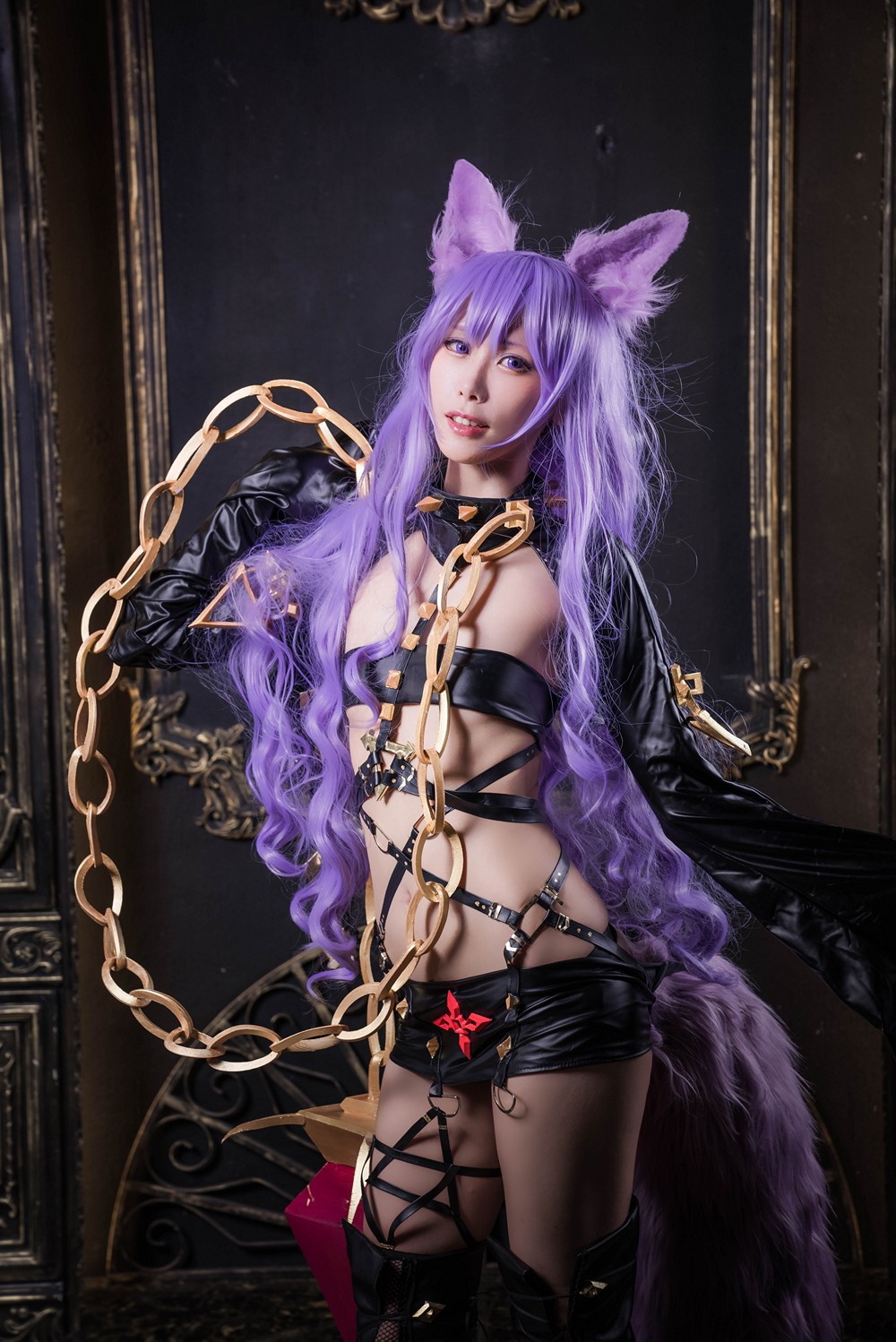 Tamamo no moe titanium titi cosplay