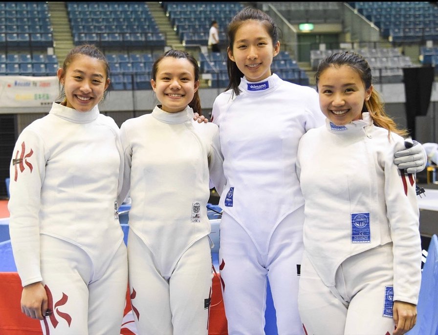 香港擊劍178cm美女選手「神似林志玲」，高顏值高學歷人氣超夯！