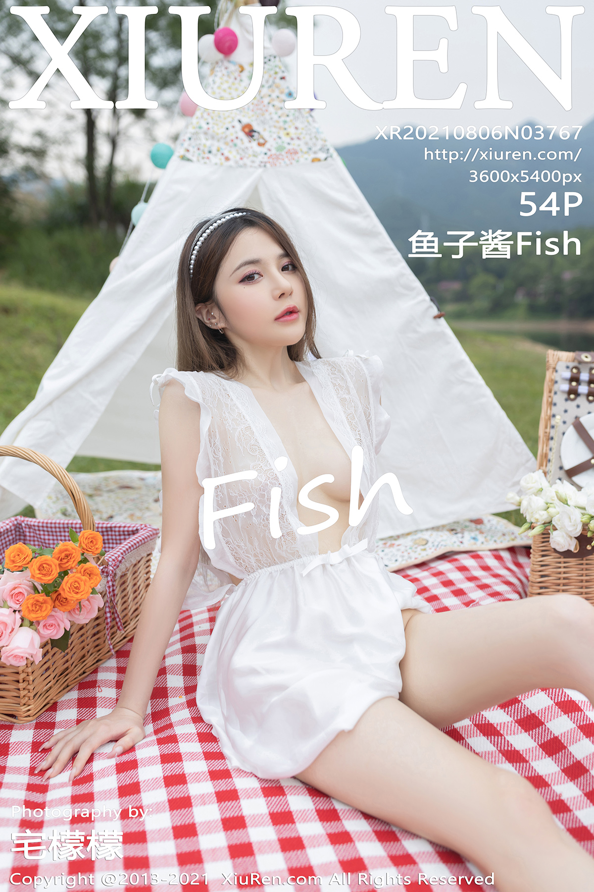 [XiuRen秀人網] 2021.08.06 No.3767 魚子醬Fish 湖畔野餐主題系列 [54P] - 貼圖 - 清涼寫真 -