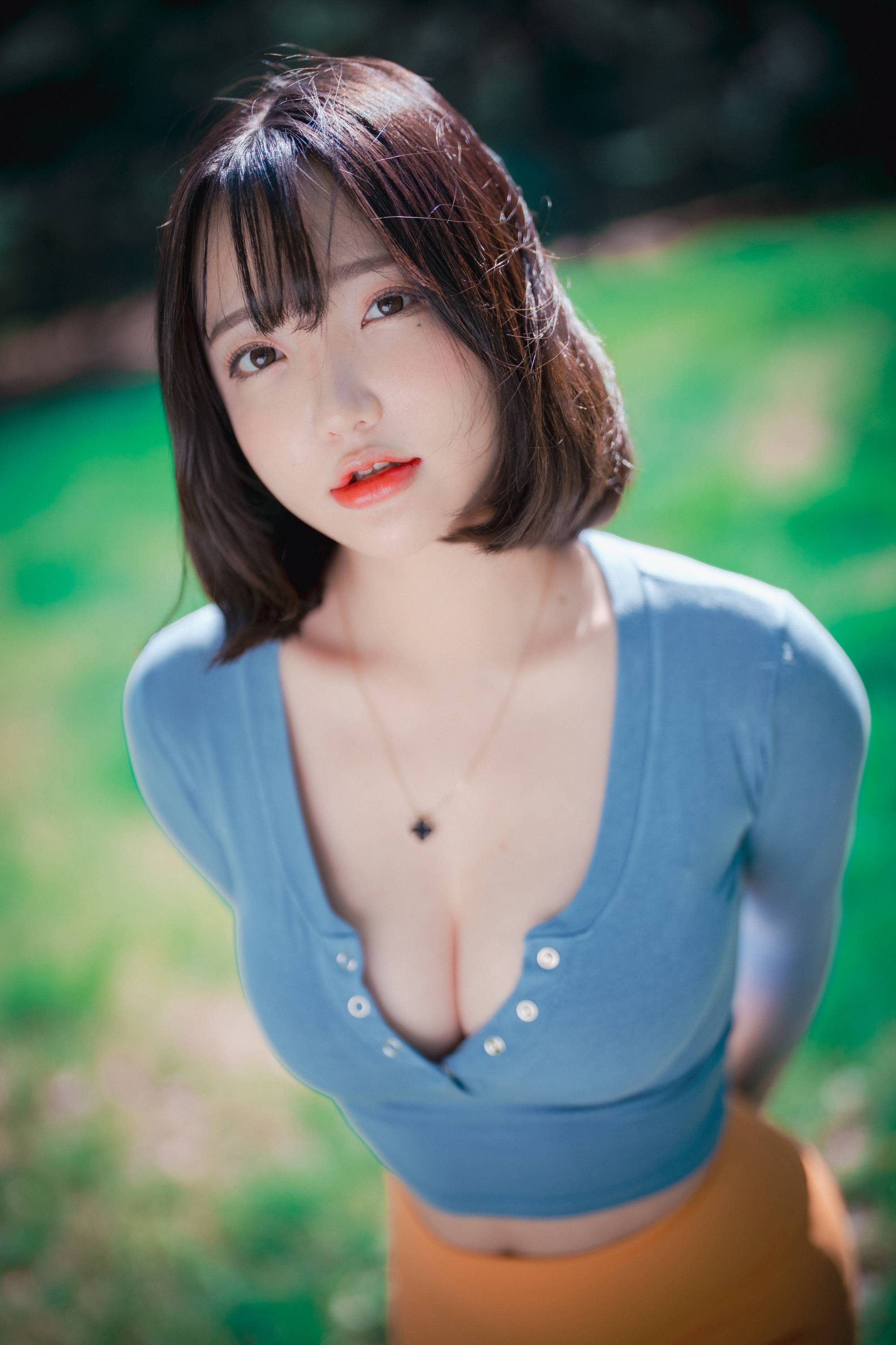 【韓模系列】美模 孫樂樂 戶外寫真2【95P】 - 貼圖 - 絲襪美腿 -