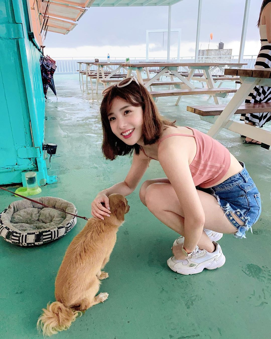 河堤旁的Ubike女神！氣質正妹「陳思穎」清新又有料，笑起來讓人融化