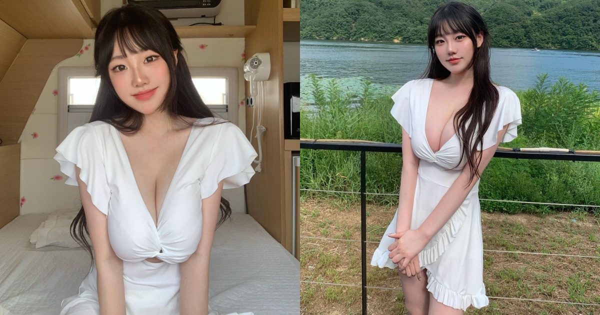 【WPT扑克】20歲「南韓巨乳妹」房車旅行慶生！純白小洋裝也包不住「兇猛豪乳」！