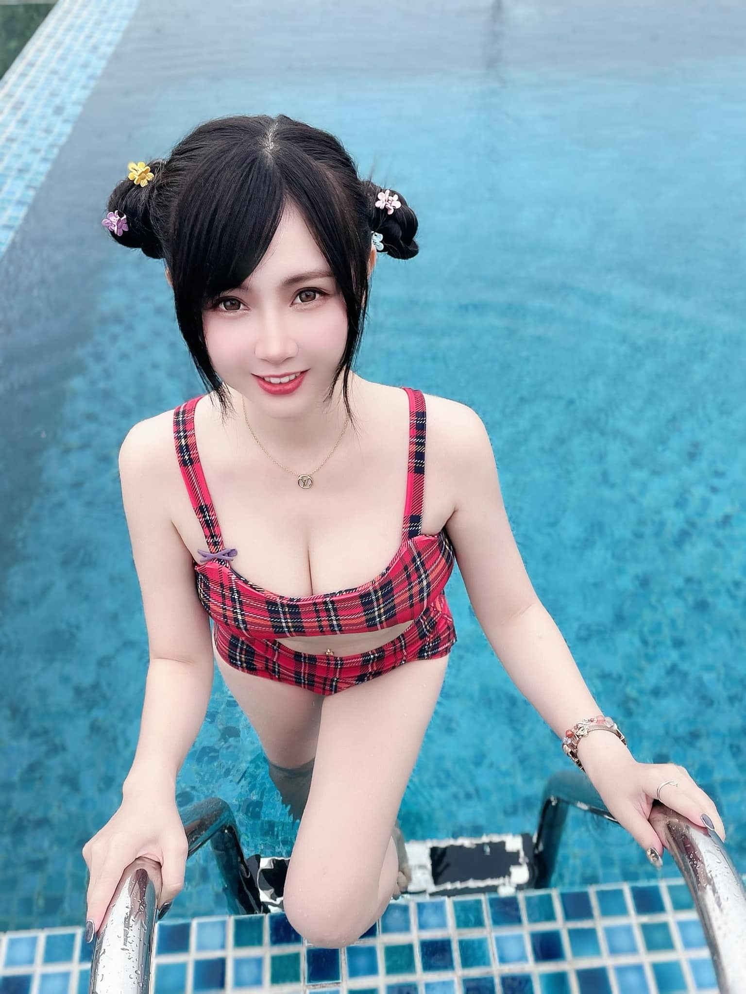 正妹「林兒」自封「人間小仙女」！曬「雙丸子頭」造型被狂讚超可愛