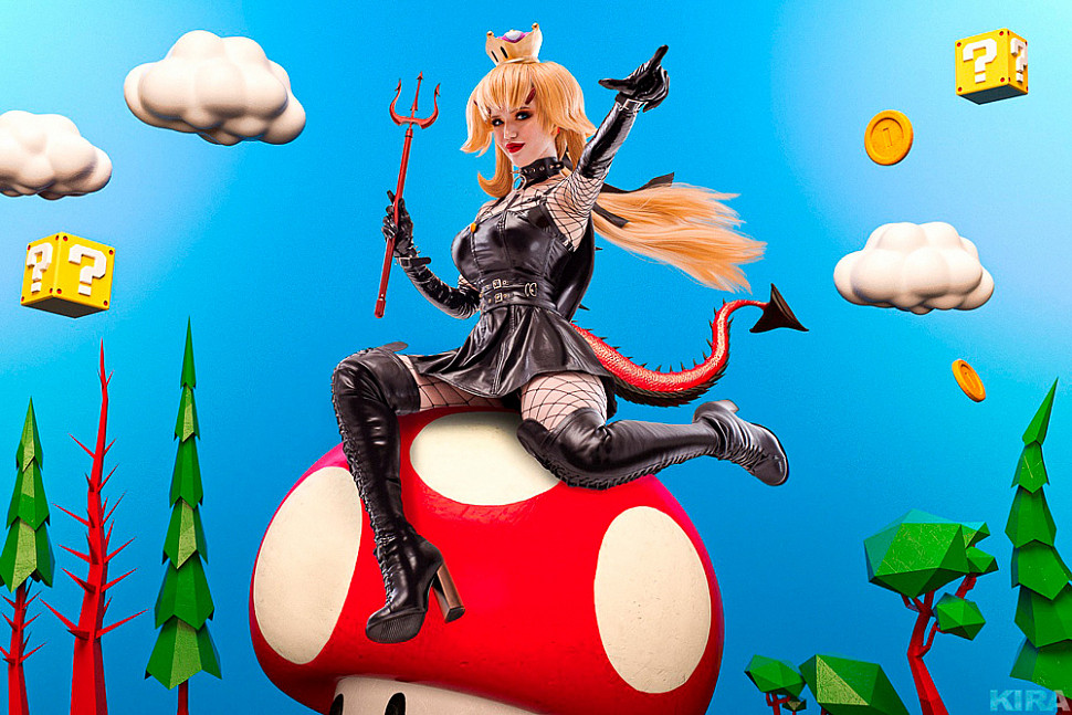[Cosplay] Bowsette (Super Mario) by Lyumos (3 November 2021) - COSPLAY -