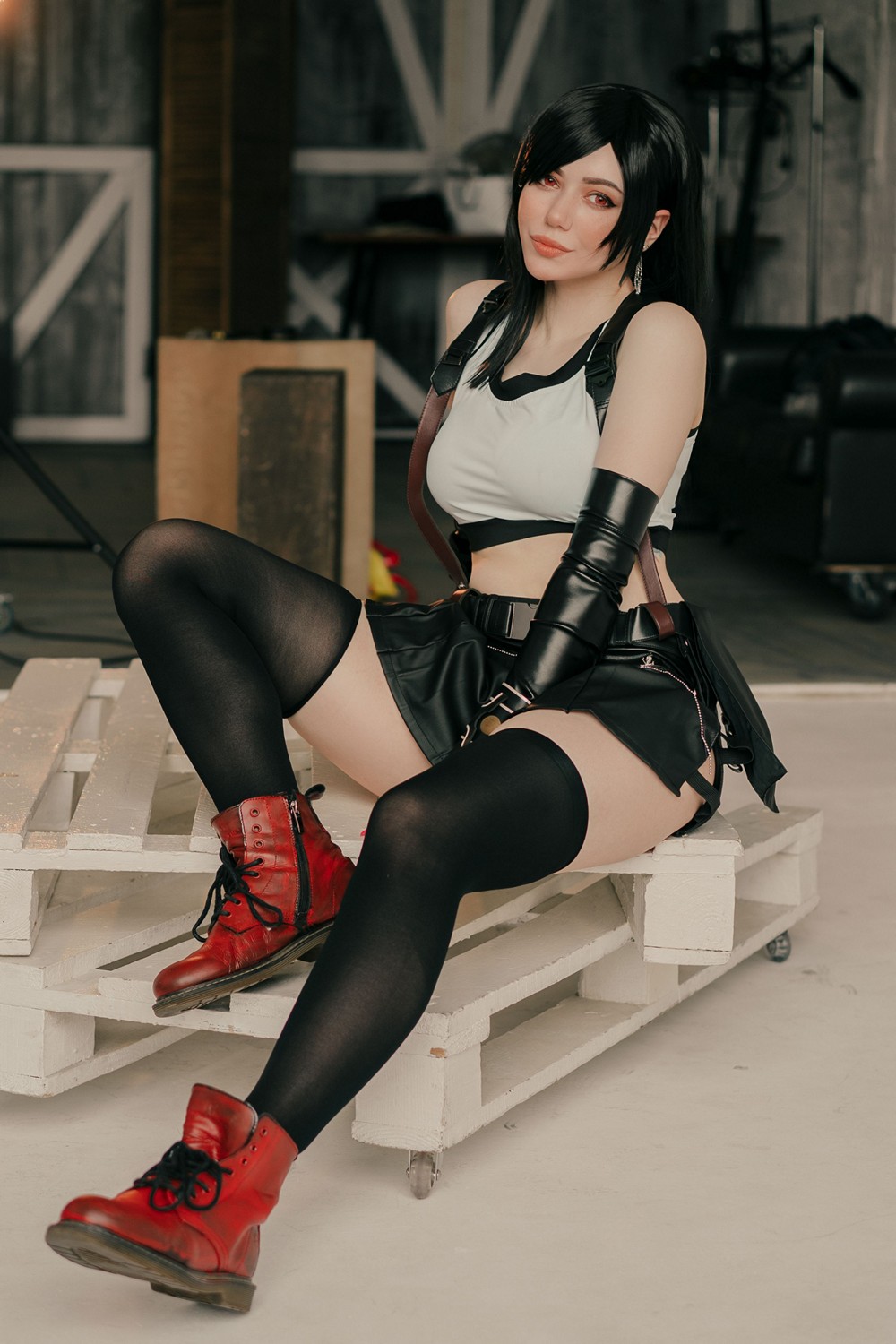 Alina Becker - Another Tifa set - COSPLAY -