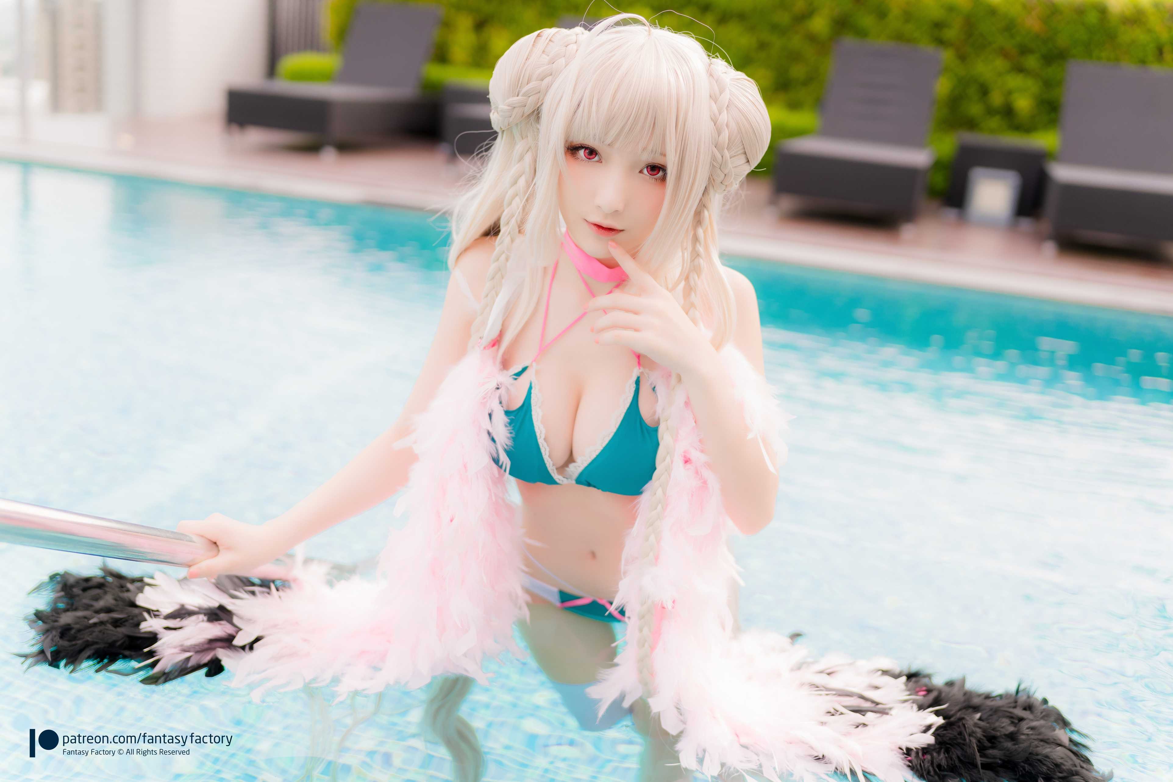 Fantasy factory komachi. Fantasy Factory Alley. Azur Lane Cosplay Bikini. Formidable Bikini Cosplay. Fantasy Factory Alley видео