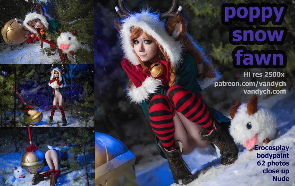Vandych - Snow Fawn Poppy - COSPLAY -