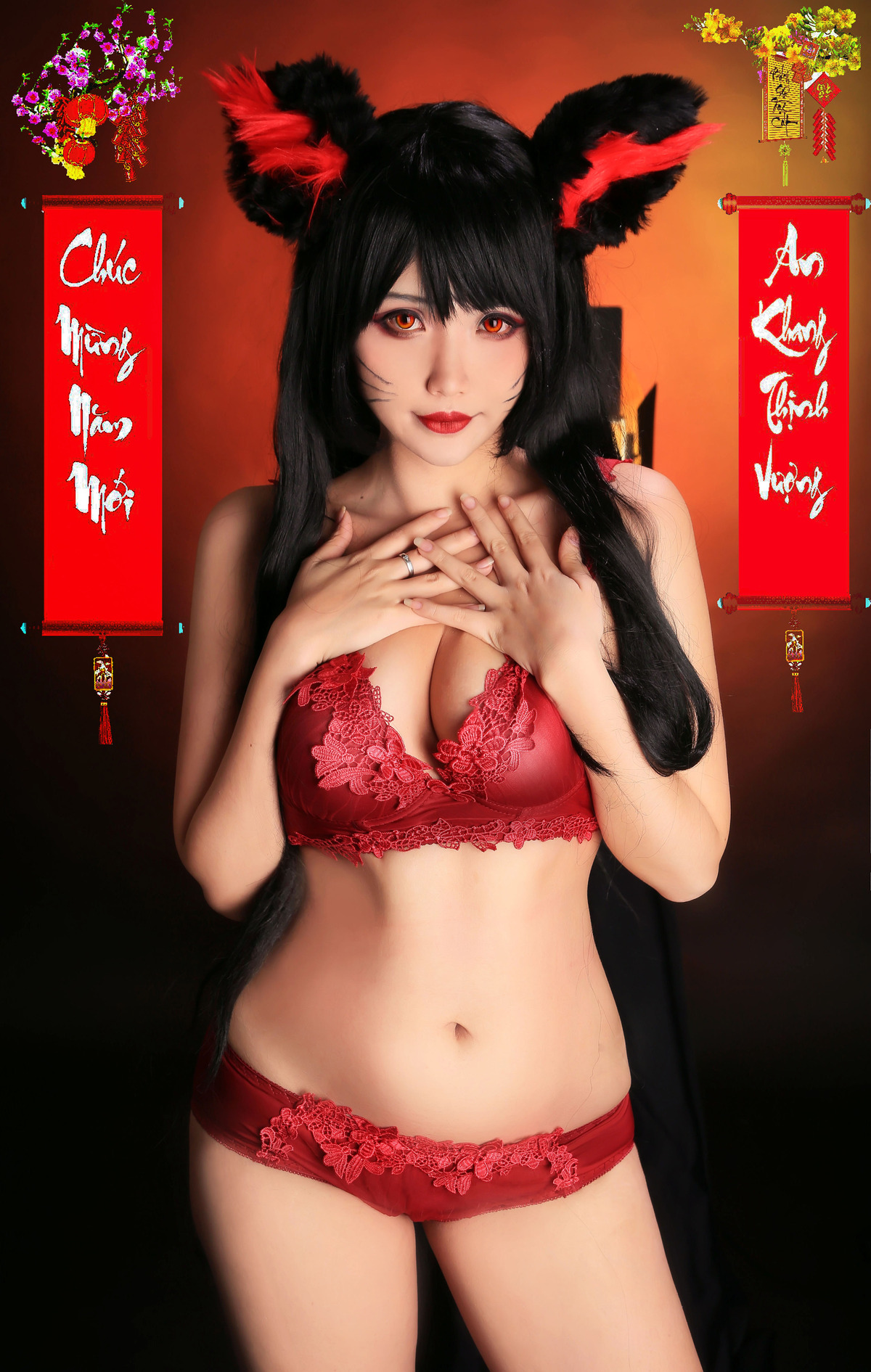 [Hana Bunny] Chained Ahri - 貼圖 - 清涼寫真 -