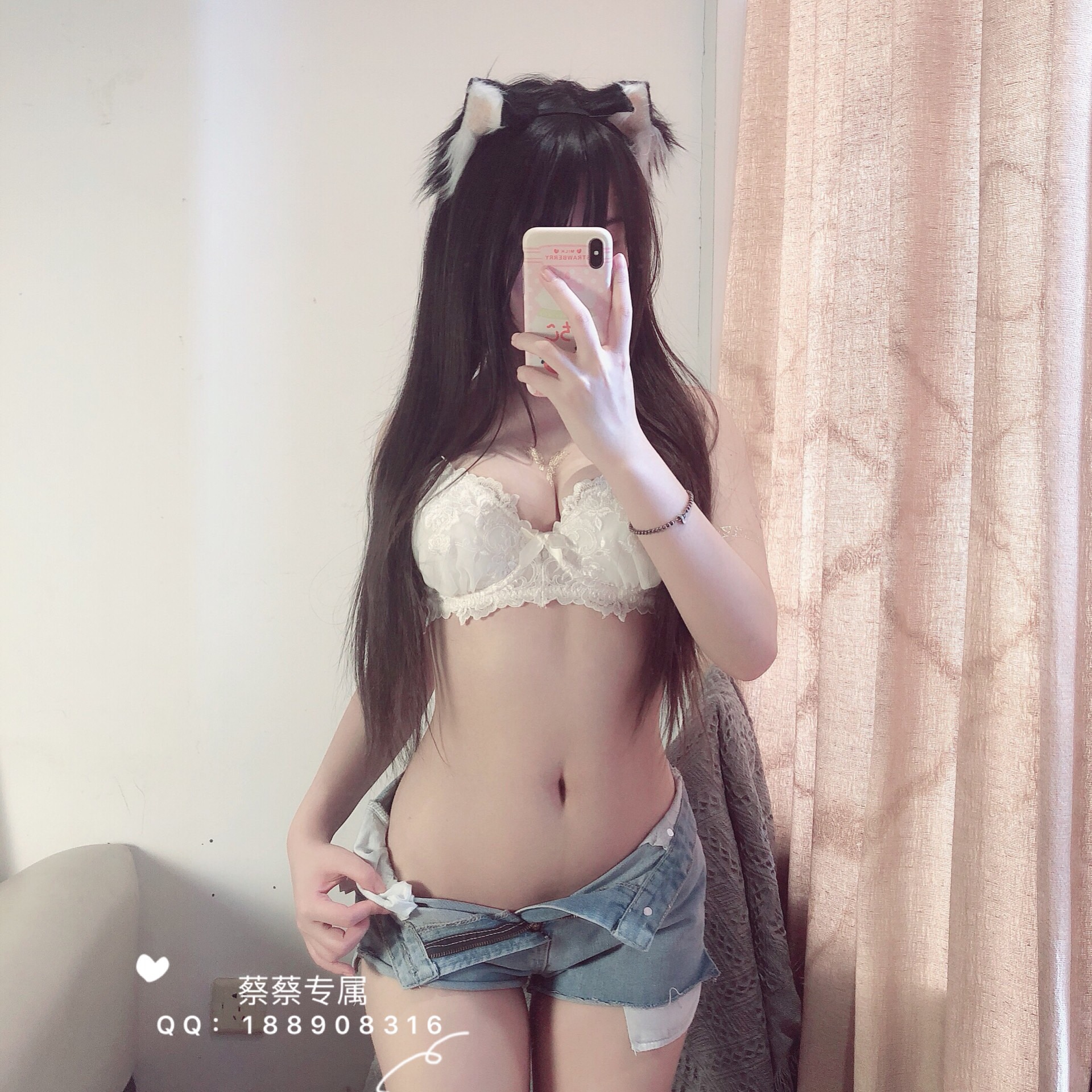 小蔡頭喵喵喵 - 牛仔白內 - 貼圖 - 清涼寫真 -