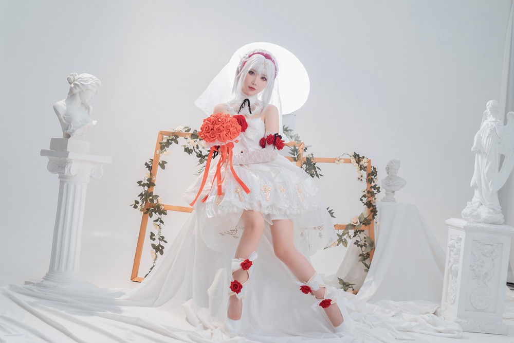 面餅仙兒 德麗莎婚紗(崩壞3) - COSPLAY -