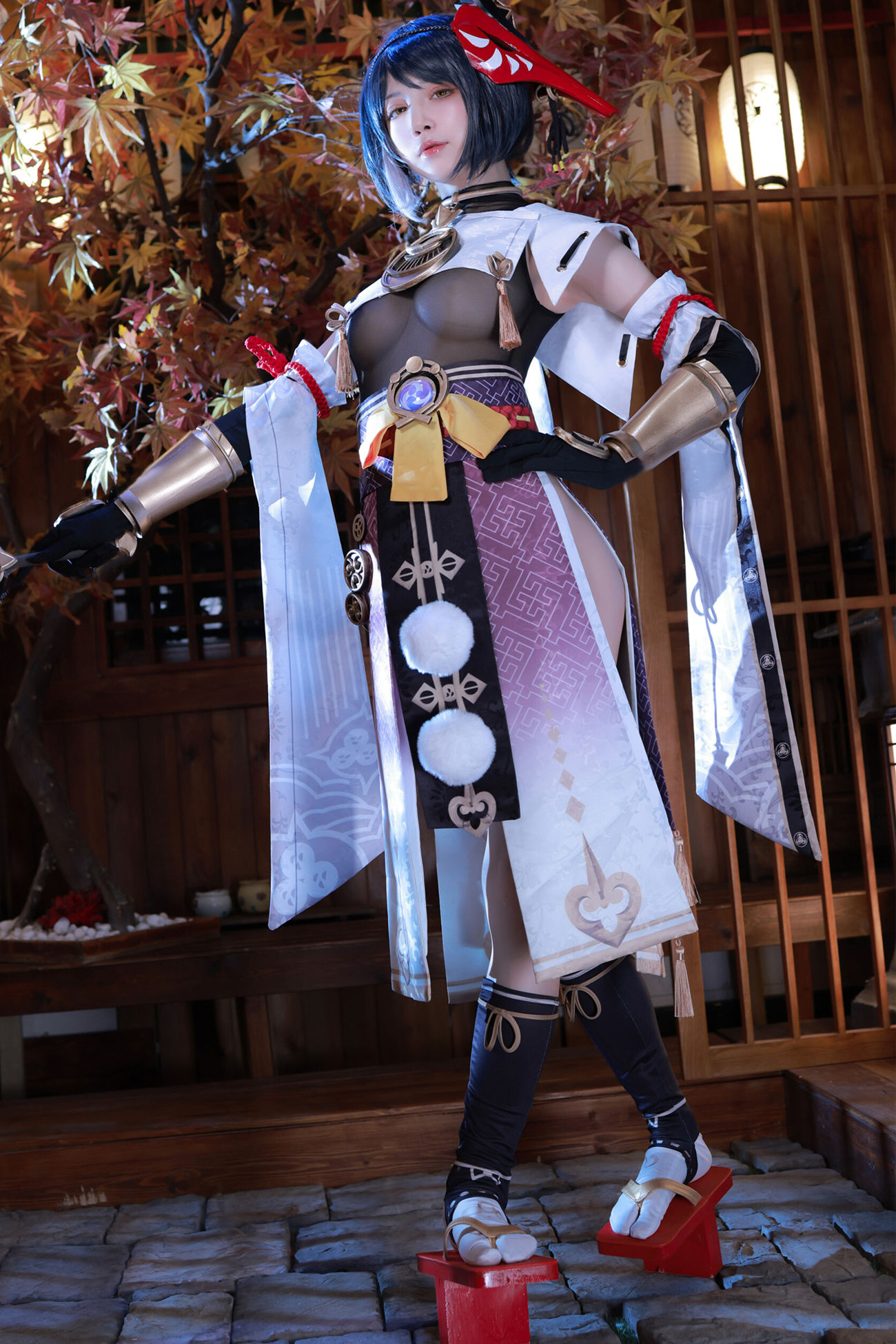 水淼aqua 原神九條裟羅 - COSPLAY -