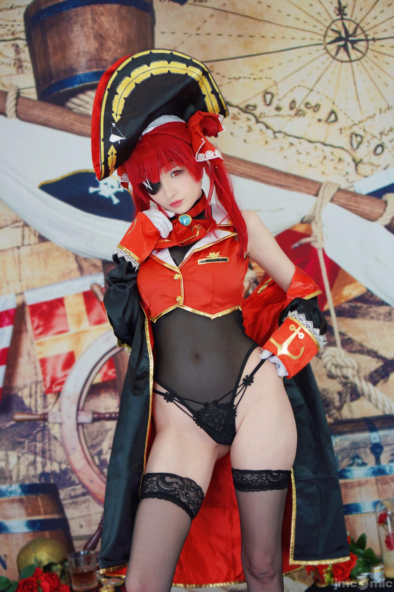 Hidori Rose - Houshou Marine cosplay - 貼圖 - 歐美寫真 -