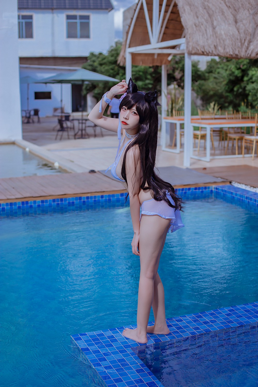 二佐Nisa 愛宕泳裝 - COSPLAY -