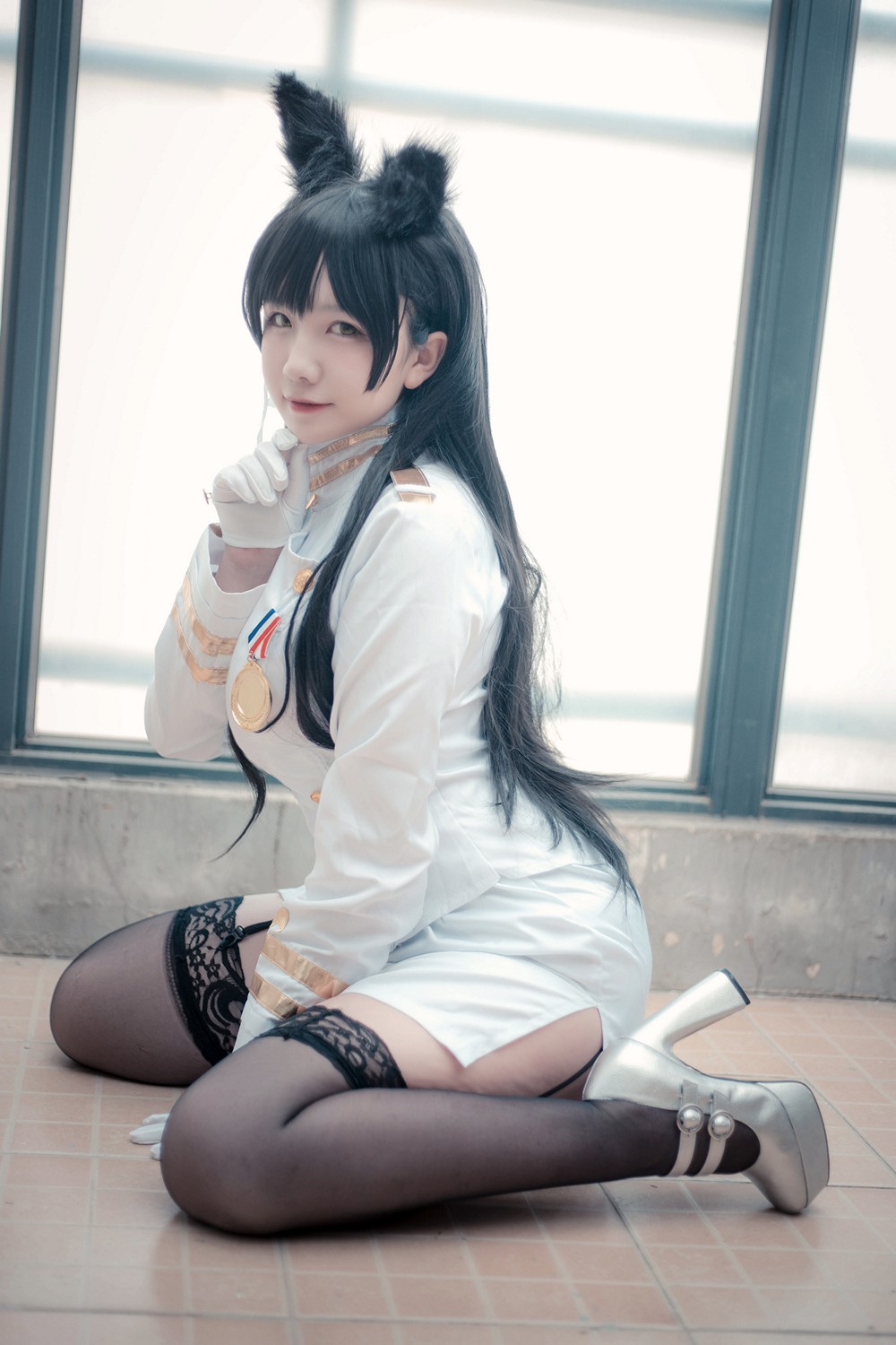 [Cosplay] Aban is very happy today 阿半今天很開心 — Atago [Azur Lane] (3 May 2022) - COSPLAY -