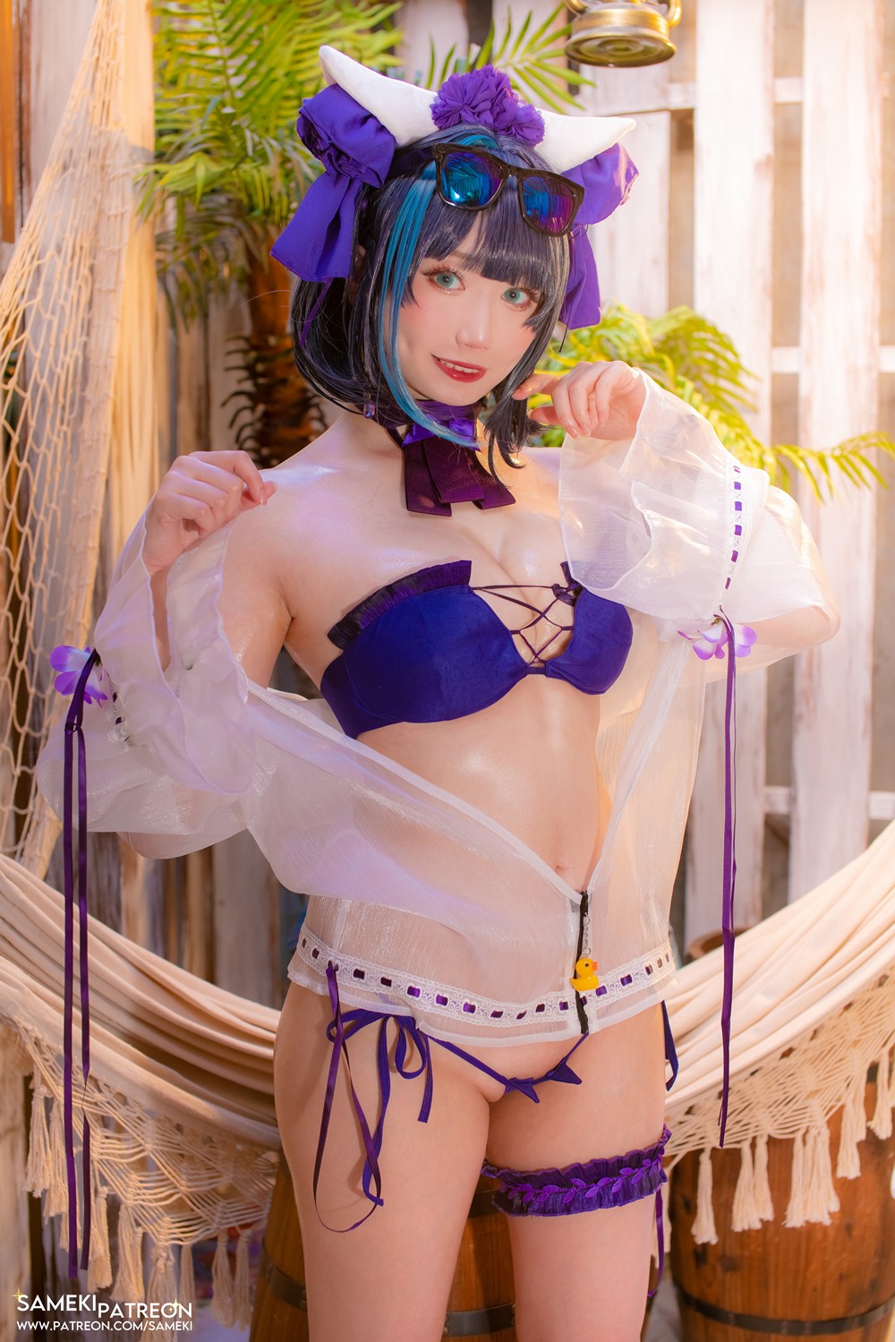 Sameki - チェシャー(水著) - COSPLAY -