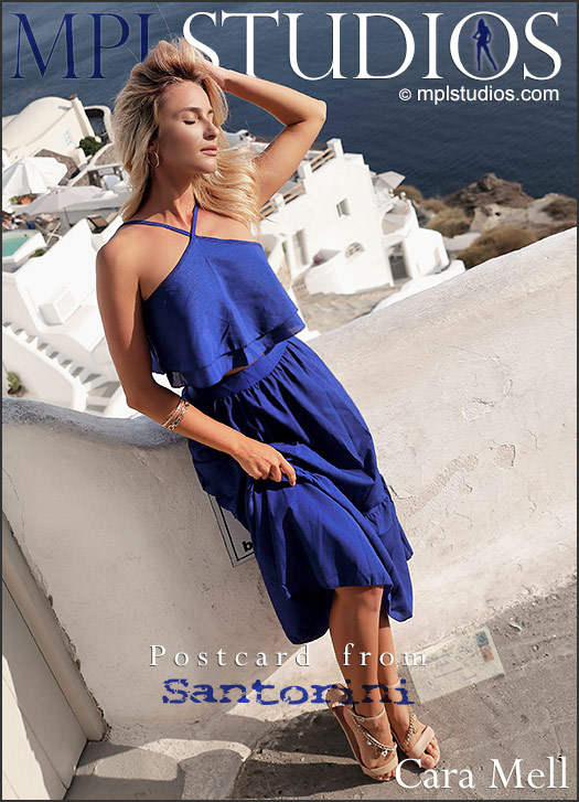 【MPL Studios】May 29, 2022 - Cara Mell Postcard from Santorini【36P】 - 歐美美女 -