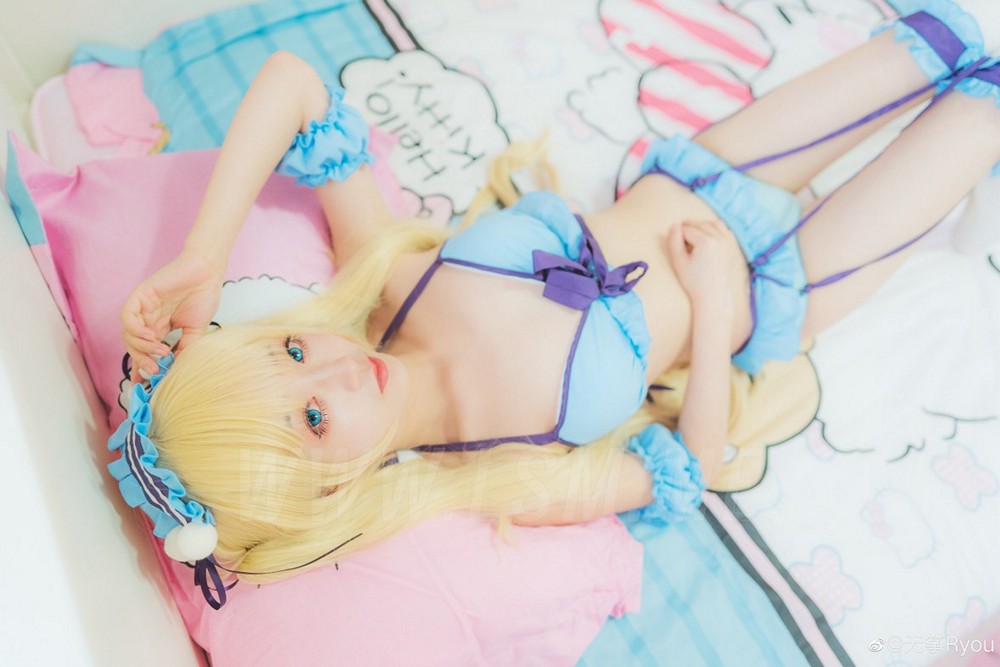 [無筝Ryou] 衣英梨梨雙馬尾睡cos、黑貞jkcos正片和jk私影 - COSPLAY -