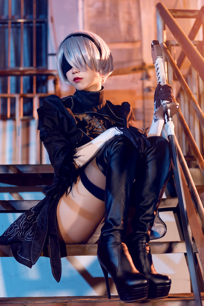 [AprilFoxxx的微博_微博] Yorha 2B - COSPLAY -
