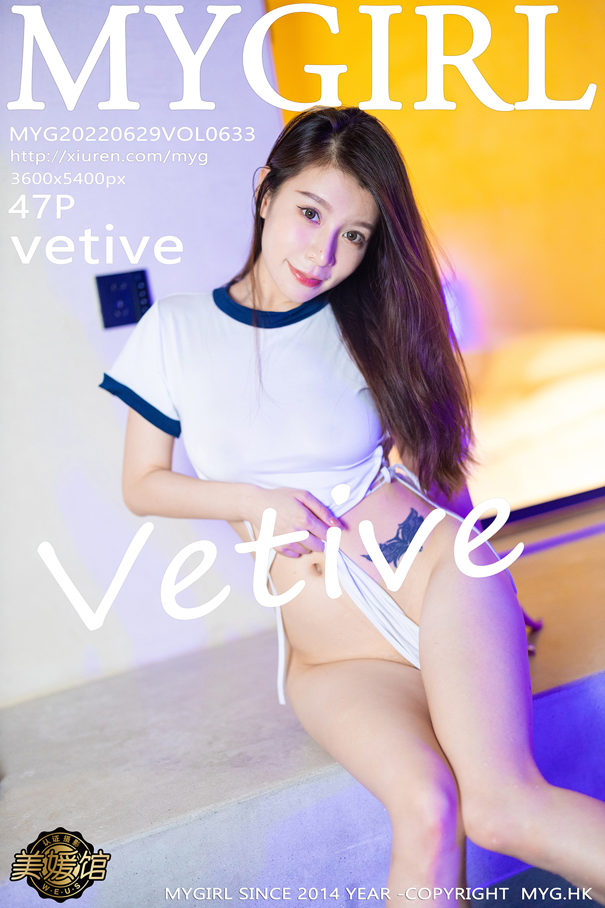 【MyGirl美媛館】2022.06.29 Vol.633 vetive 完整版無水印寫真【47P】 - 貼圖 - 絲襪美腿 -