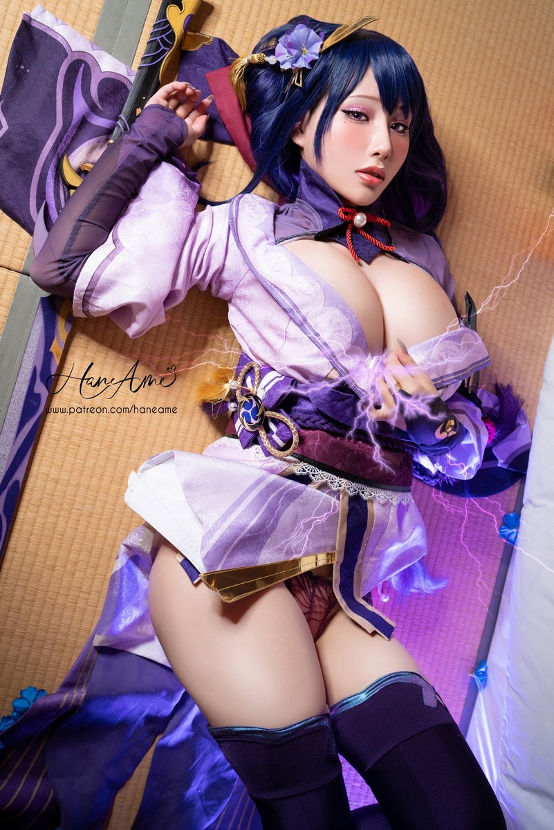 Hane Ame  - Raiden Shogun - 貼圖 - 清涼寫真 -