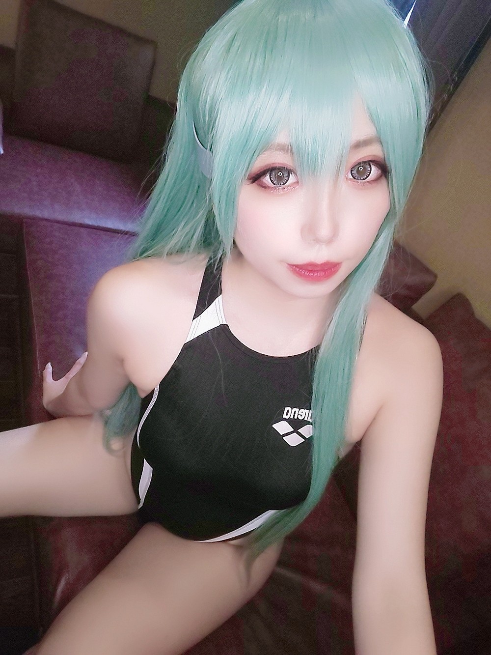 (cosplay) [酒亂にゃま] 競泳鈴谷だよ！パートわんっ！(kantai collection) - COSPLAY -