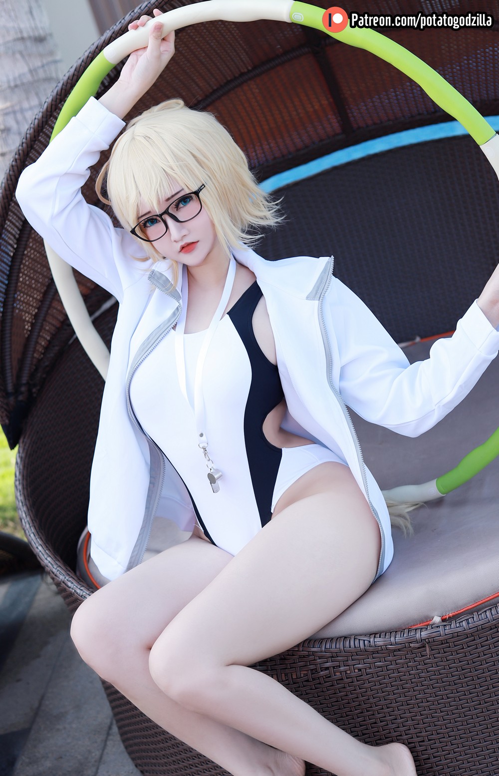 Potato Godzilla - Jeanne d'Arc Swimsuit - COSPLAY -