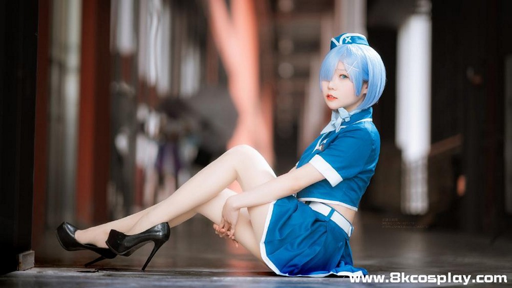 [cosplay] [香草喵露露] CICF中國國際漫畫節動漫游戲展_@香草喵露露 藍色制服 - COSPLAY -