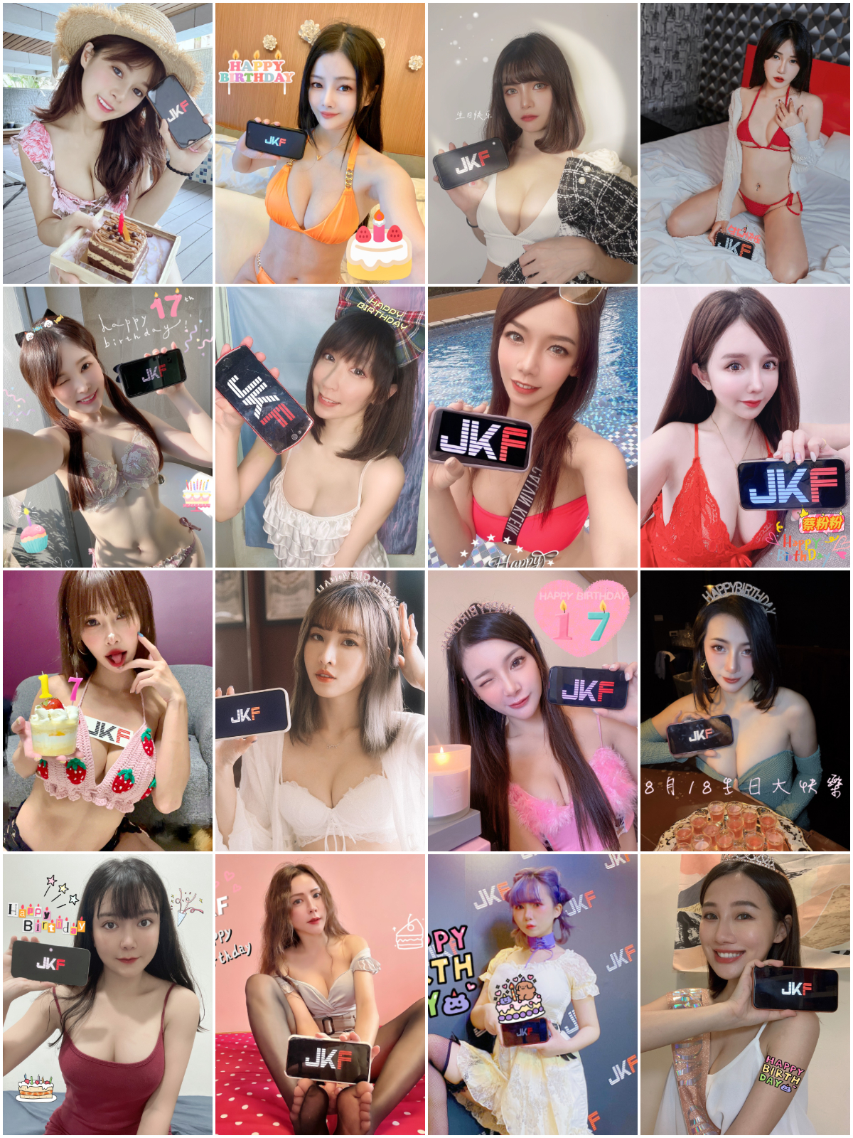 JKF 17歲生日快樂！200位JKF女郎獻上「濃厚奶香賀禮」引人垂涎