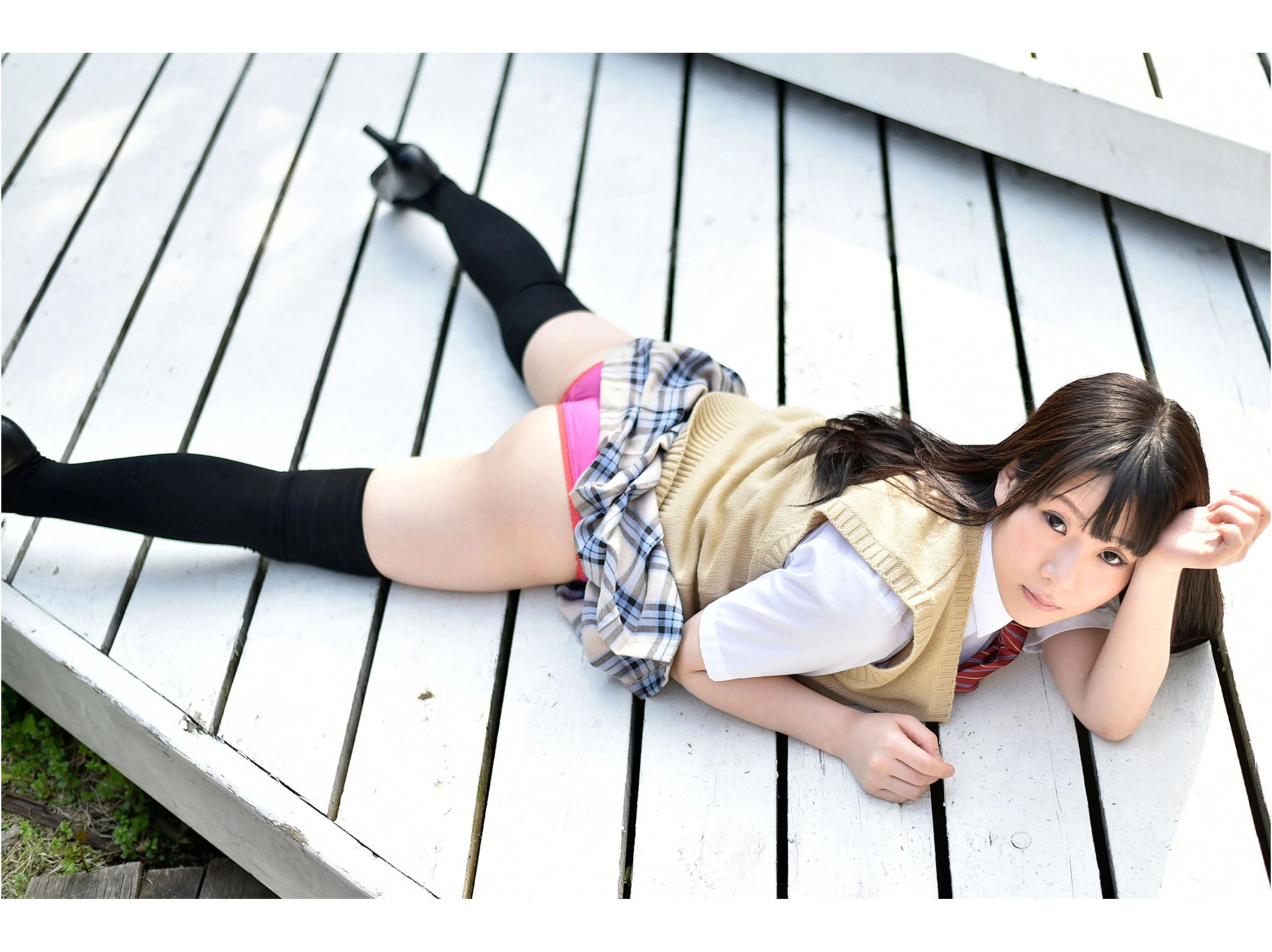 雨宮留菜(Cosplay)RunaAmamiya–女子校生萌える絕對領域