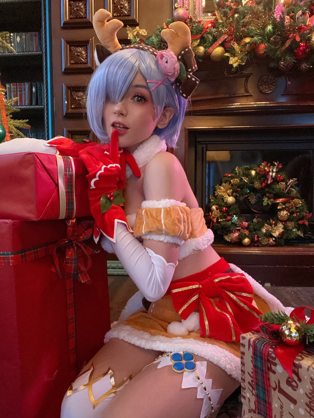 (Cosplay) Ays - Christmas Rem {2022-09-16 - 16P} - COSPLAY -