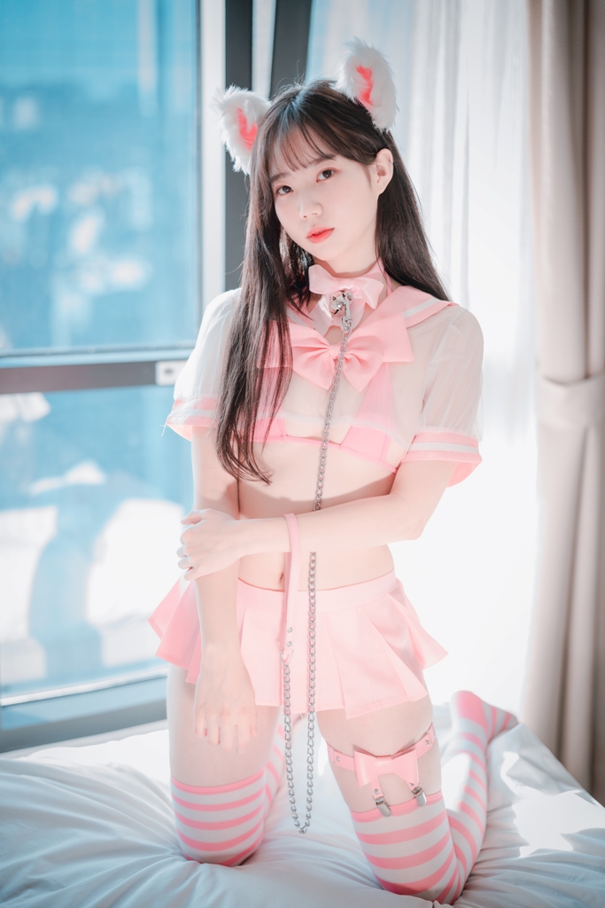 DJAWA Photo – Myu_a_ (뮤아) “Catgirl in Pink” - 貼圖 - 清涼寫真 -