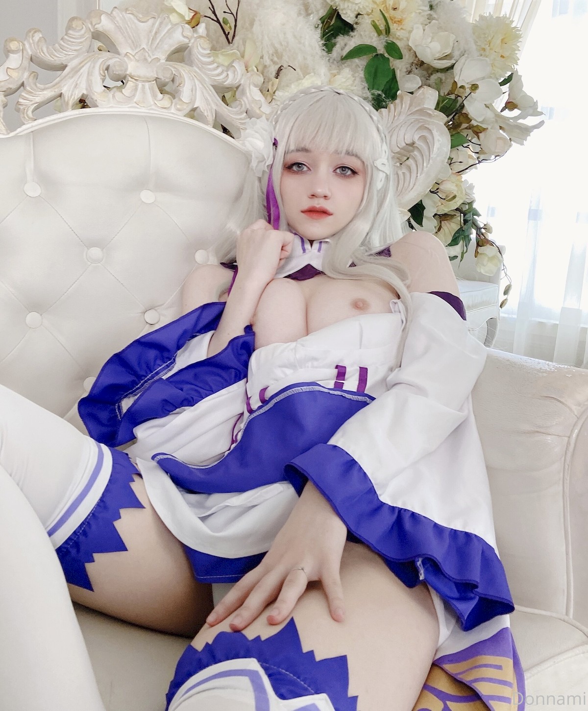 DonnaLoli Cosplay エミリア Emilia - 貼圖 - 清涼寫真 -