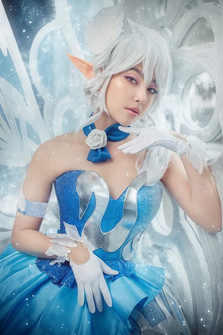 Arena of Valor Cosplay Kruxi White Swan - COSPLAY -