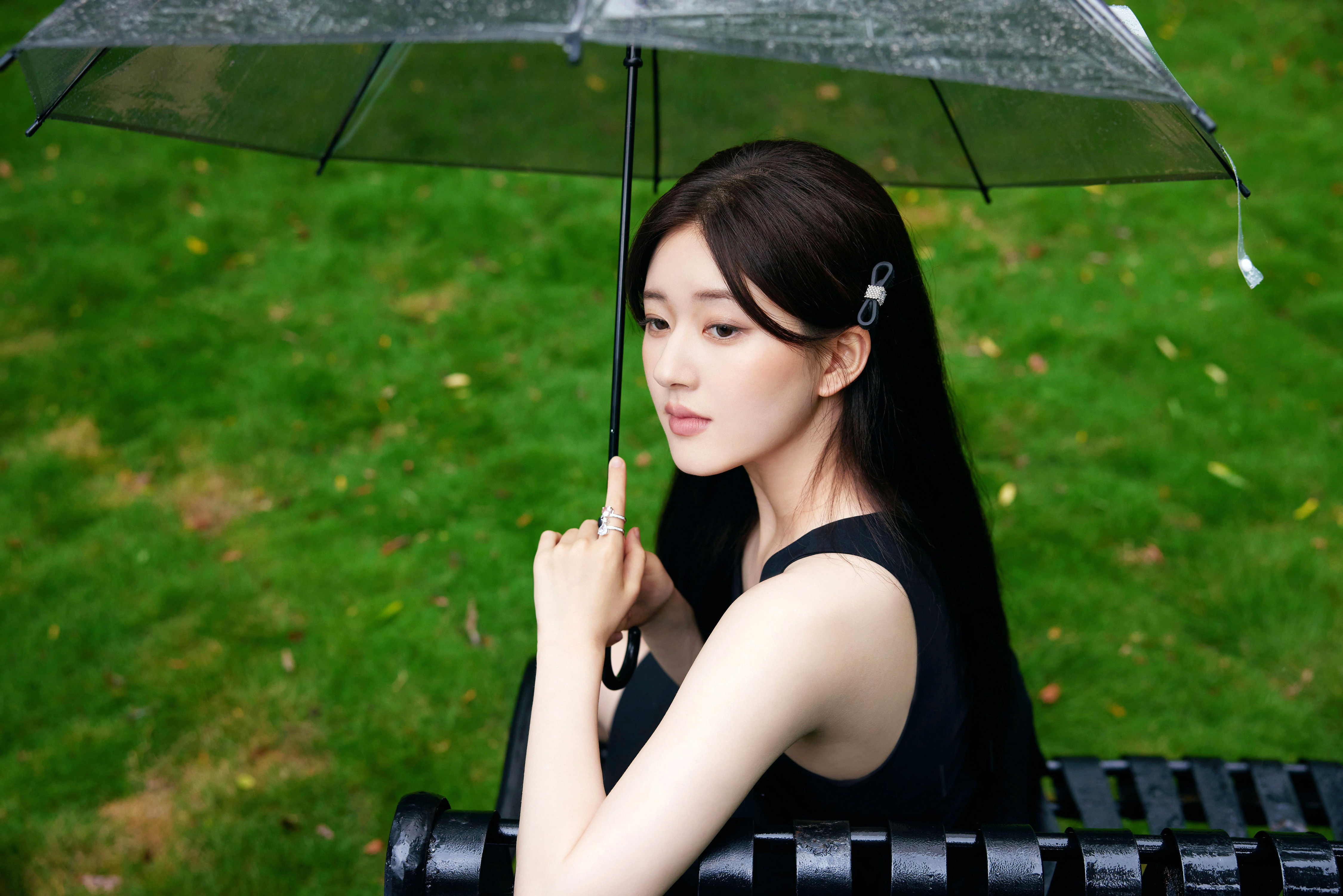 淋過雨滴心暖和—趙露思[高清套圖] - 亞洲美女 -