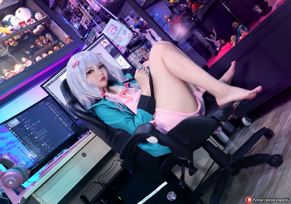 (Cosplay) Potato Godzilla - Sagiri - COSPLAY -