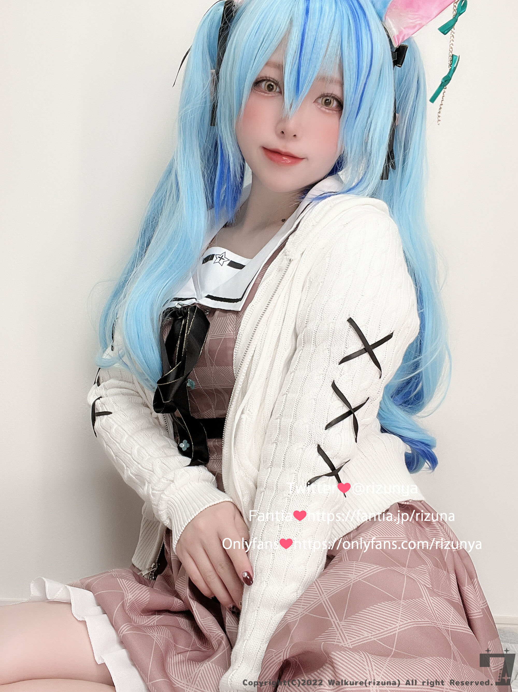 VTuber雪花菈米(雪花ラミィ)  CN：Rizuna - Yukihana Lamy (Hololive) - COSPLAY -