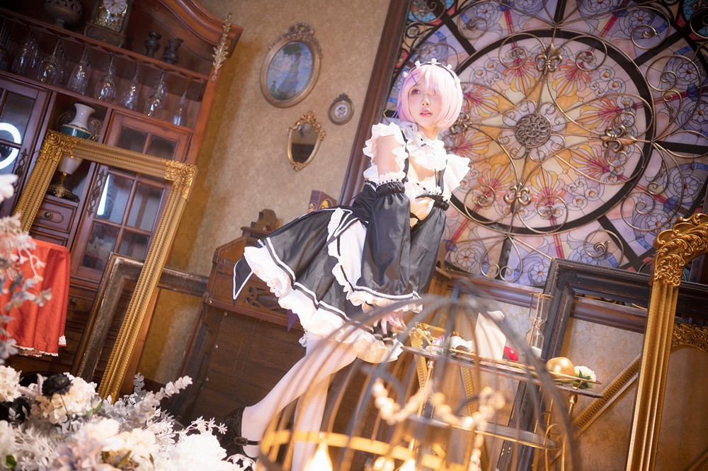 (Cosplay) 阿包也是兔娘 拉姆女仆 - COSPLAY -