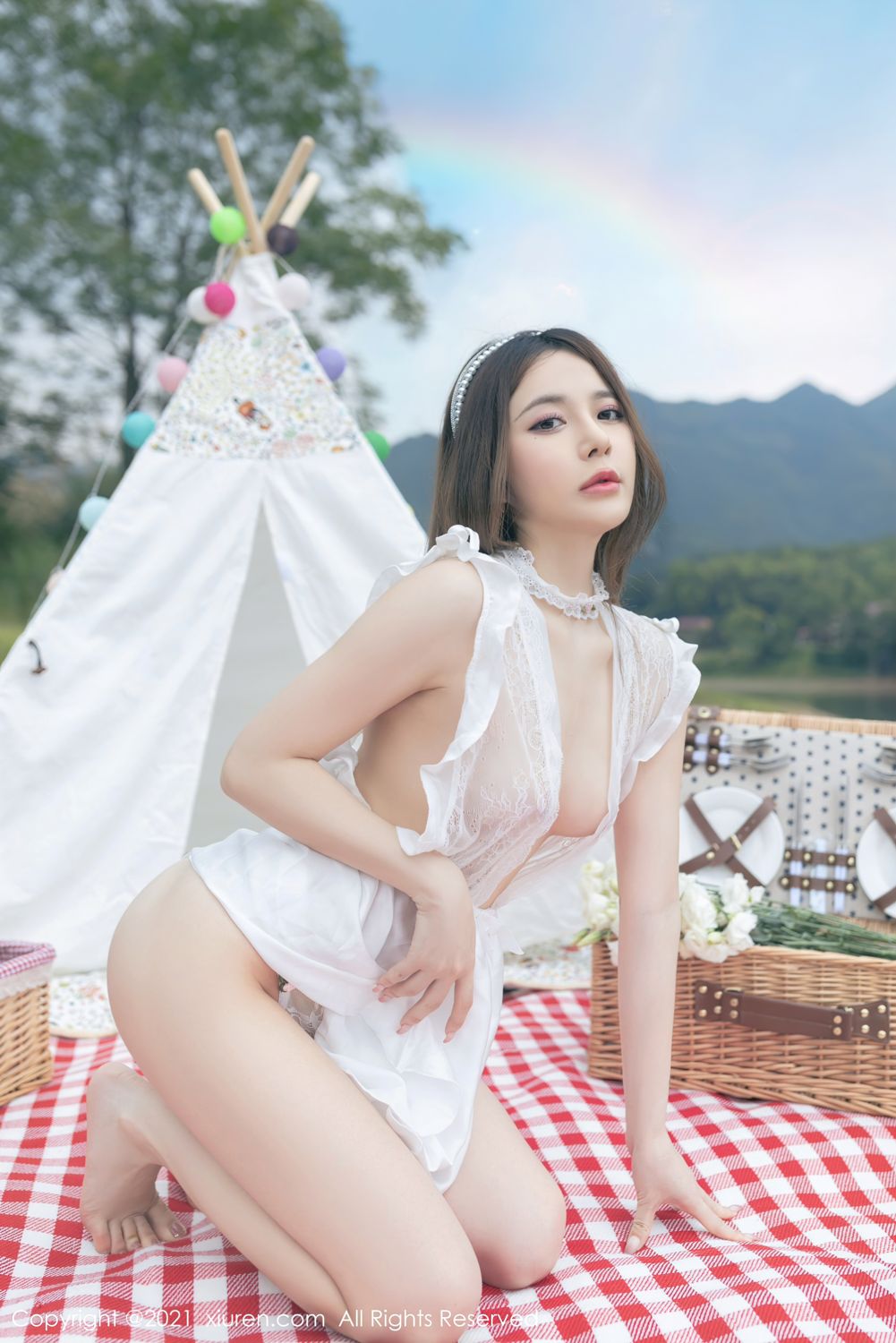 唯美動人魚子醬Fish 湖畔野餐主題系列 - 貼圖 - 清涼寫真 -