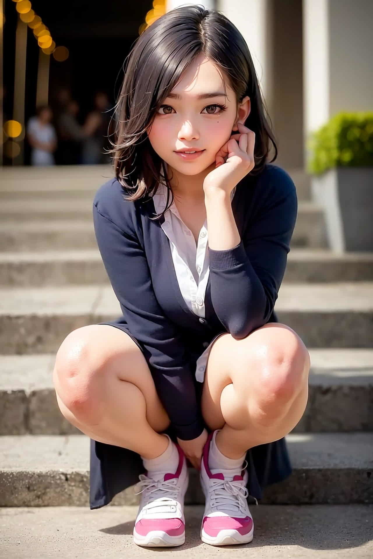 Wow, the beauty of AI chooses her own, she likes to take it home