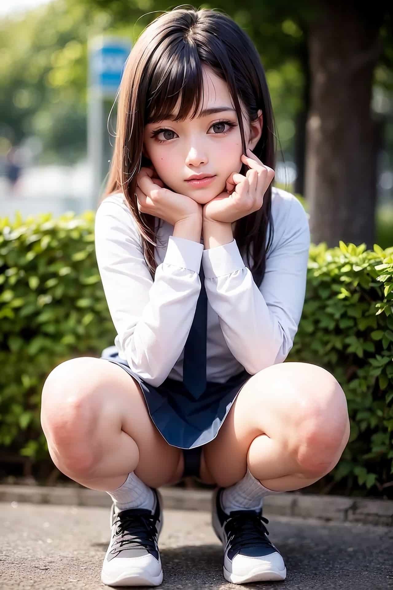 Wow, the beauty of AI chooses her own, she likes to take it home