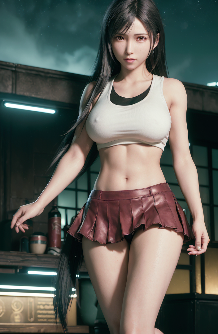AI Art - Tifa Live Edition