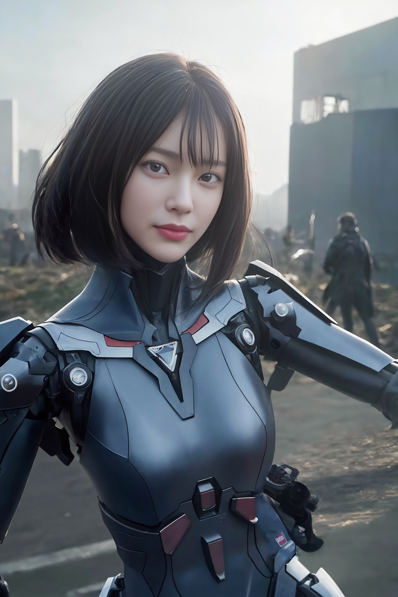 AI Generation Robot Princess