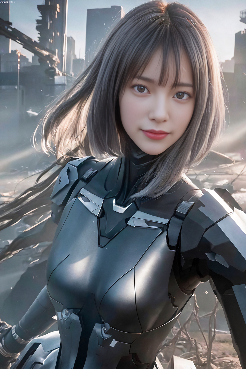 AI Generation Robot Princess