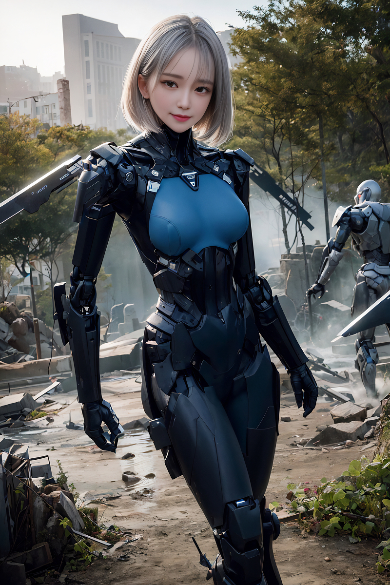 AI Generation Robot Princess
