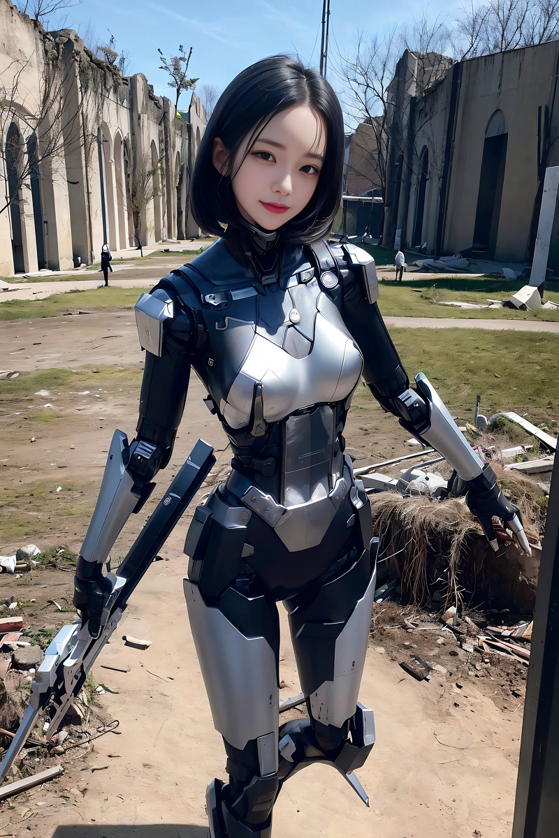 AI Generation Robot Princess